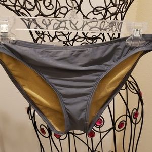 NWT Athena Sz 6 Gray Swimsuit Bottom